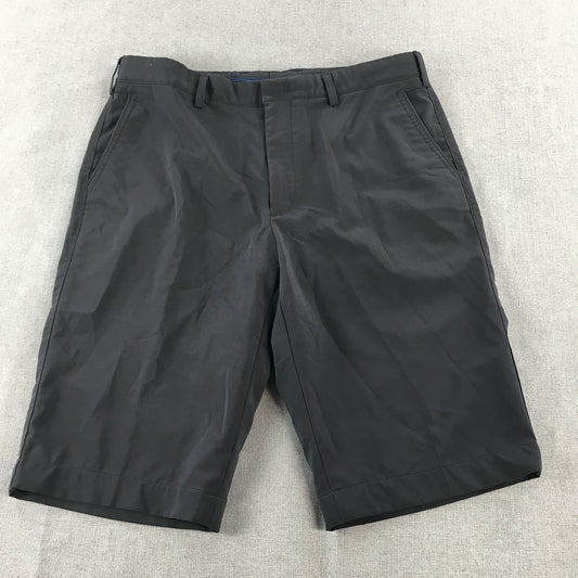 Zishen Homme Mens Chino Shorts Size 32 W Black