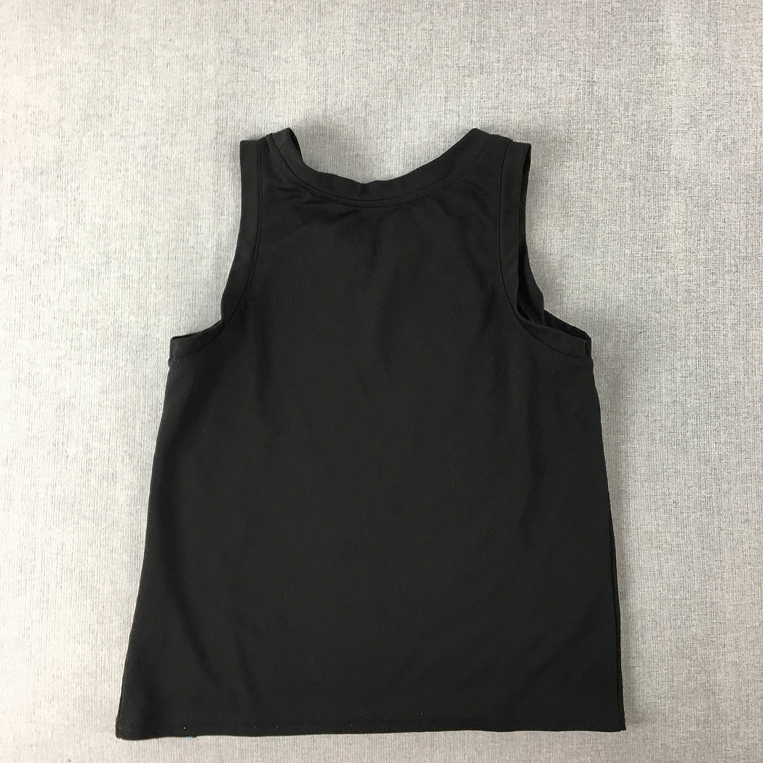 Bad Boy Kids Tank Top Size 8 Black Sleeveless Singlet Shirt