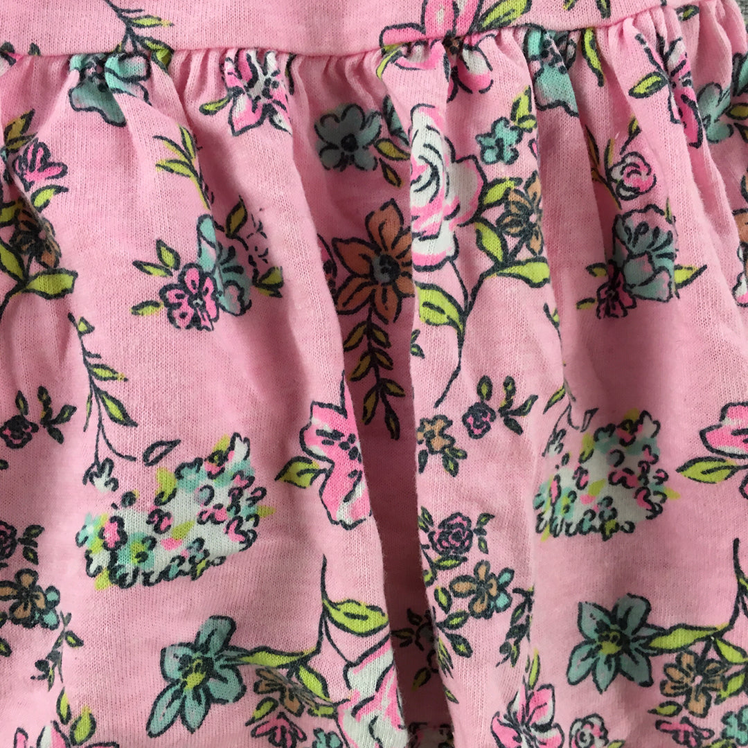 Cynthia Rowley Kids Girls Skirt Size S (5 - 6 Years) Pink Floral Elastic Waist