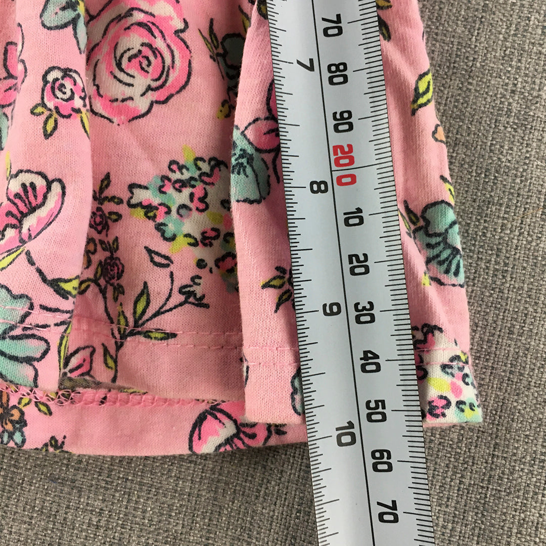 Cynthia Rowley Kids Girls Skirt Size S (5 - 6 Years) Pink Floral Elastic Waist