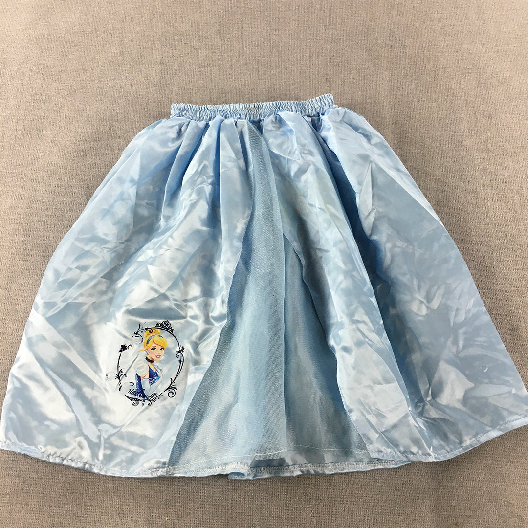 Disney Princess Cinderella Kids Girls Skirt Size S (5 - 6 Yrs) Blue Costume