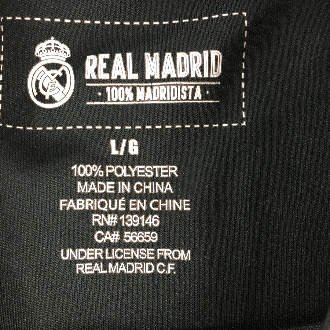 Real Madrid Kids Boys Tank Top Youth Size L (12 - 14 Years) Black Sleeveless