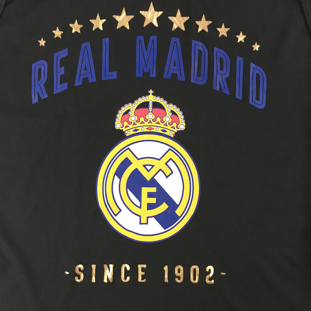 Real Madrid Kids Boys Tank Top Youth Size L (12 - 14 Years) Black Sleeveless