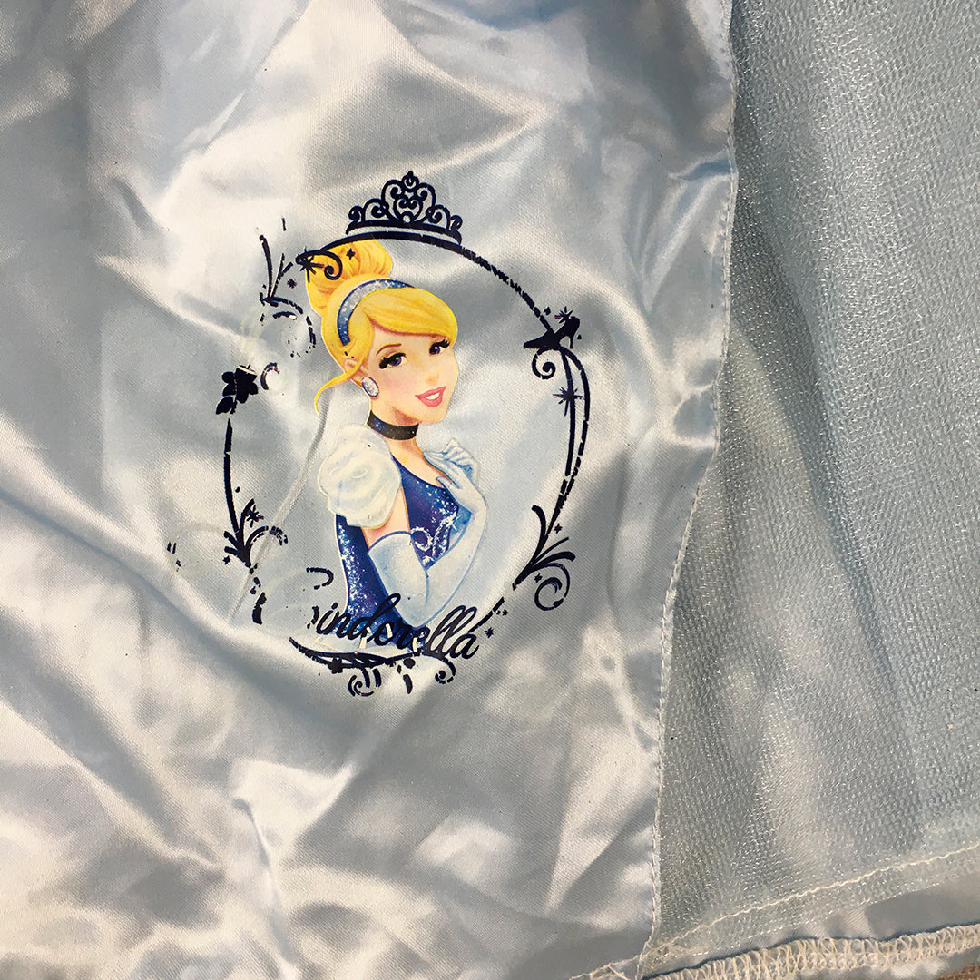 Disney Princess Cinderella Kids Girls Skirt Size S (5 - 6 Yrs) Blue Costume