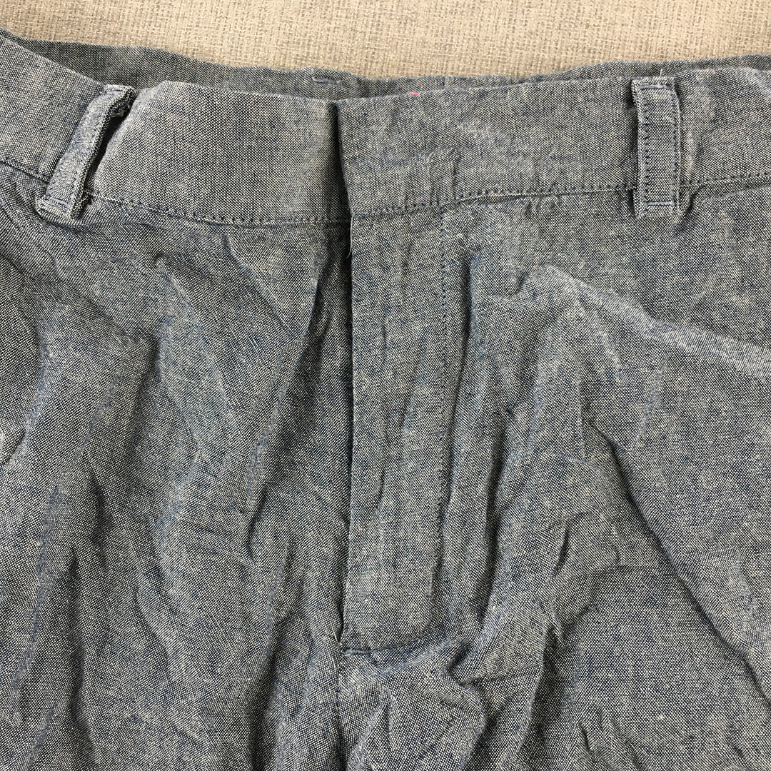 American Apparel Mens Chino Shorts Size 31 Blue Pockets