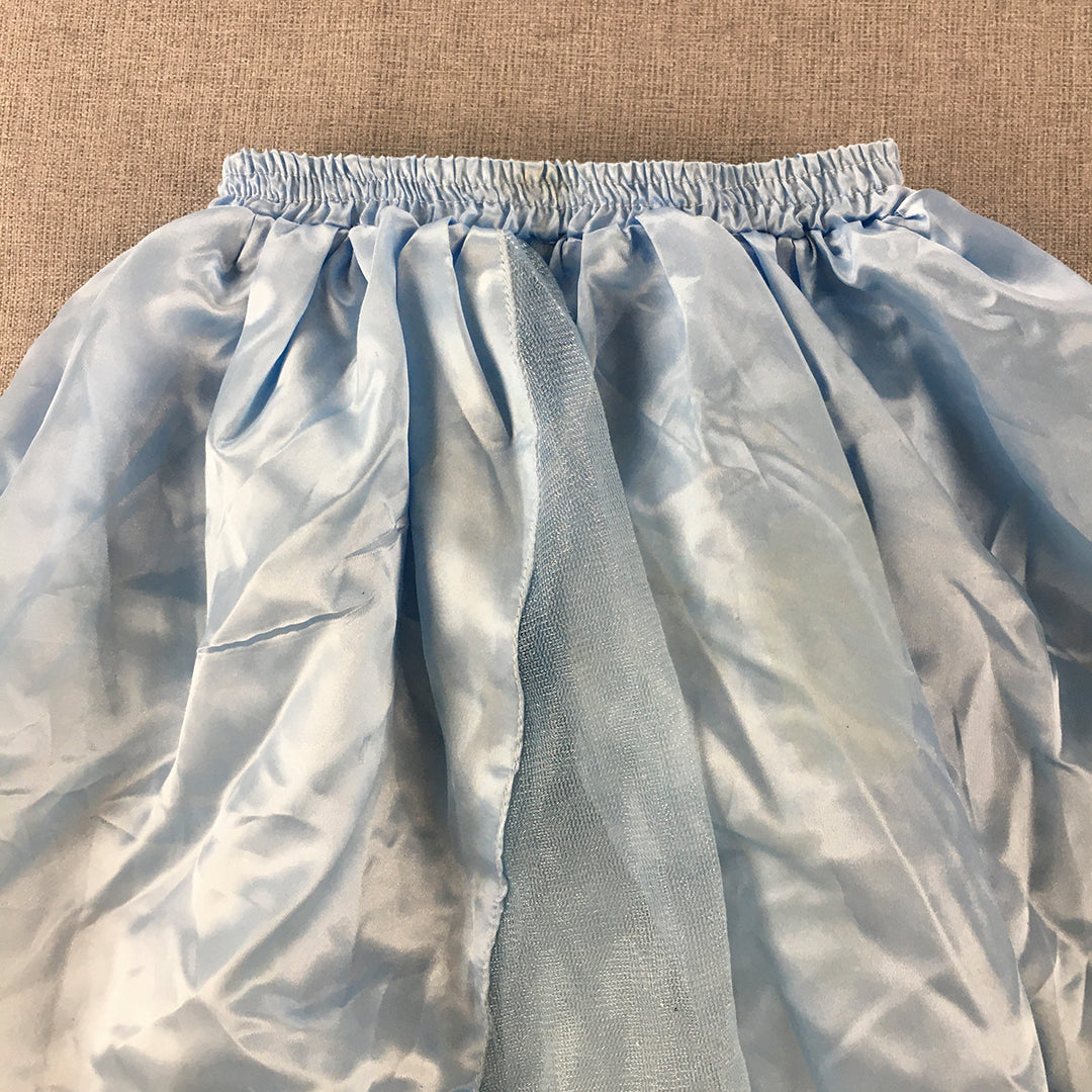 Disney Princess Cinderella Kids Girls Skirt Size S (5 - 6 Yrs) Blue Costume