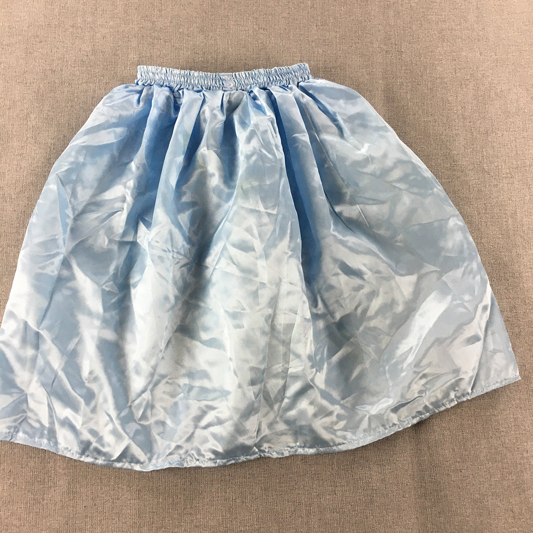 Disney Princess Cinderella Kids Girls Skirt Size S (5 - 6 Yrs) Blue Costume