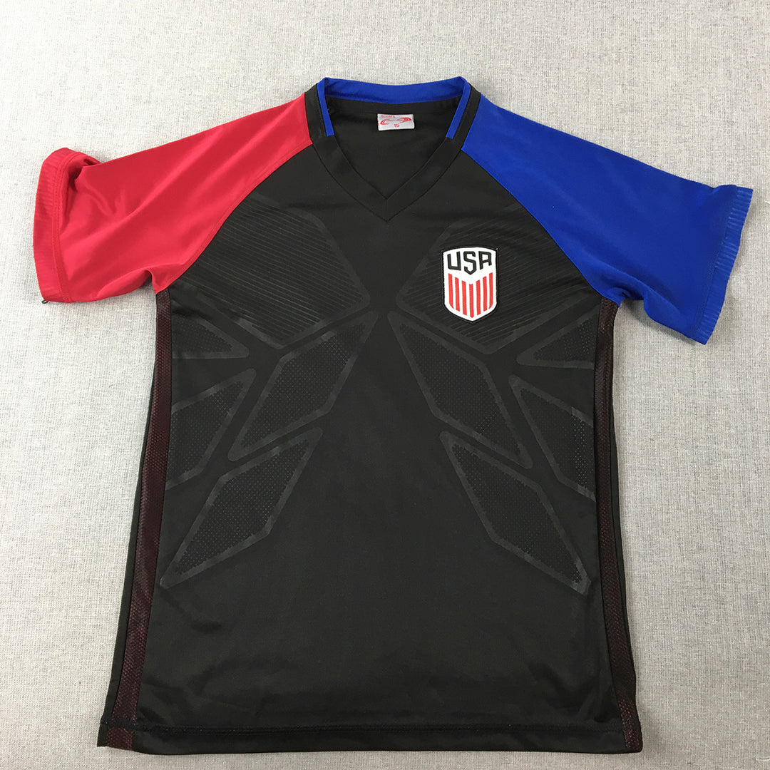 USA National Team Football Jersey Youth Size S (8 - 10 Years) Soccer Shirt