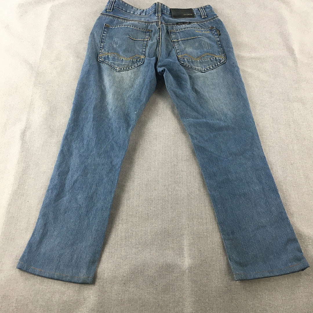 Diesel Womens Jeans Size 32 Blue Light Wash Slim Fit Denim