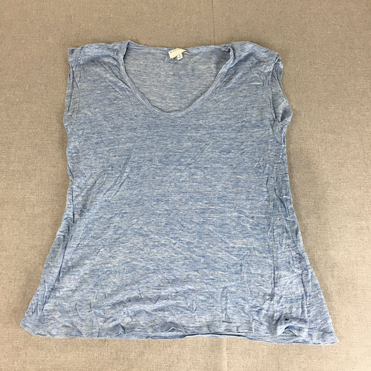 Witchery Womens Top Size M Blue Short Sleeve T-Shirt