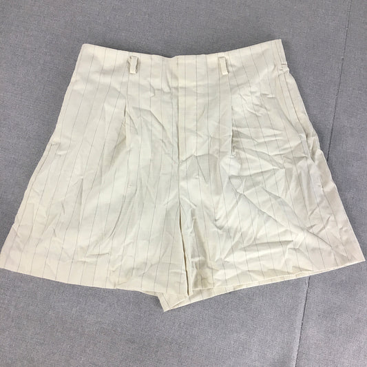 Unqilo Womens Bermuda Shorts Size M White Striped