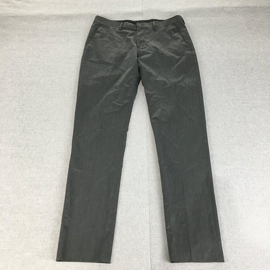 Zara Man Dress Pants Size 31 Grey Slim Fit Pockets Formal