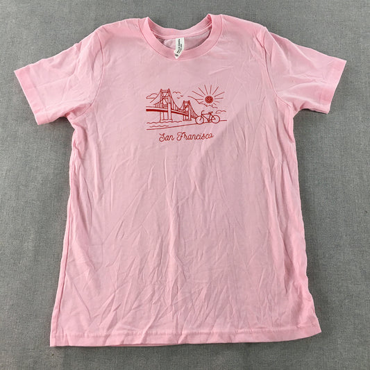 San Francisco California USA Kids Girls T-Shirt Size L (14 - 16 Years) Pink