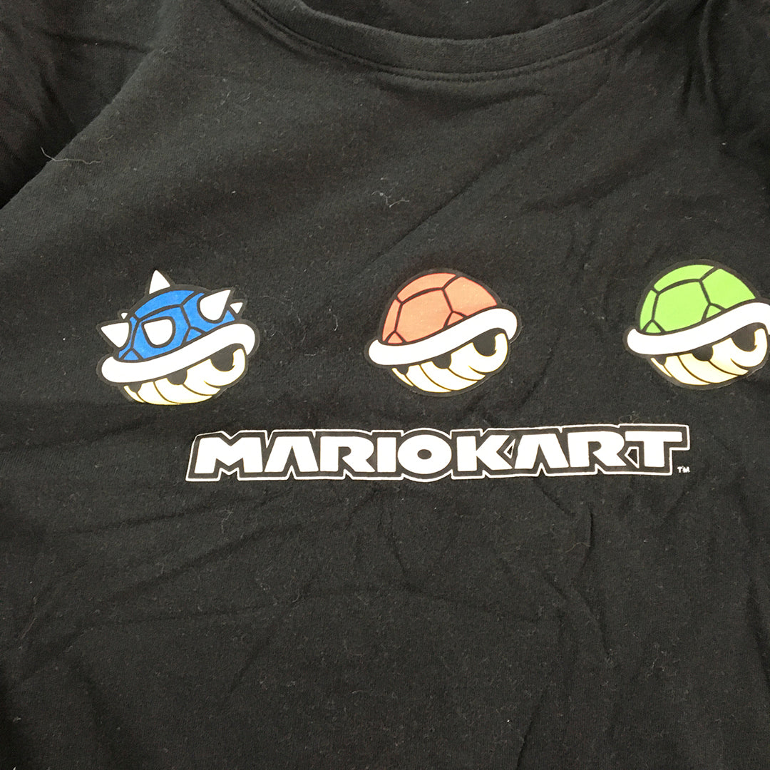 Mario Kart Mens T-Shirt Size XS Black Short Sleeve Nintendo Short Sleeve