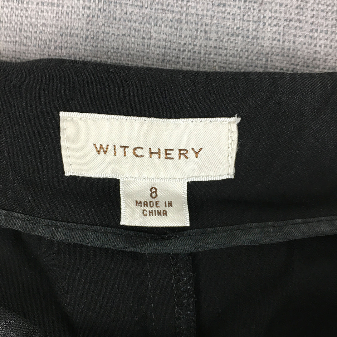 Witchery Womens Mini Skirt Size 8 Black Straight