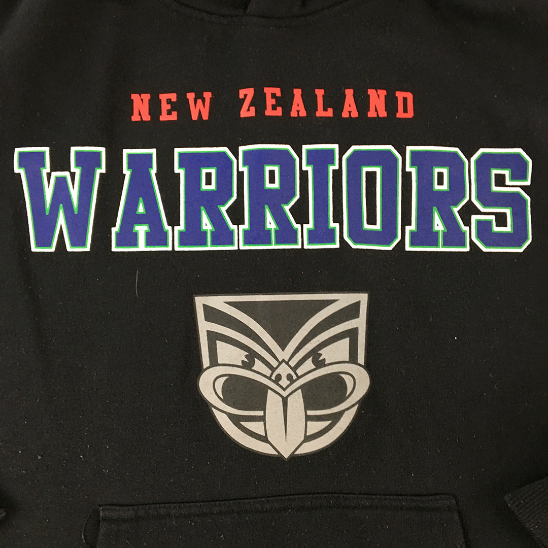 New Zealand Warriors Kids Boys Hoodie Sweater Youth Size XL (14 - 16 Years)