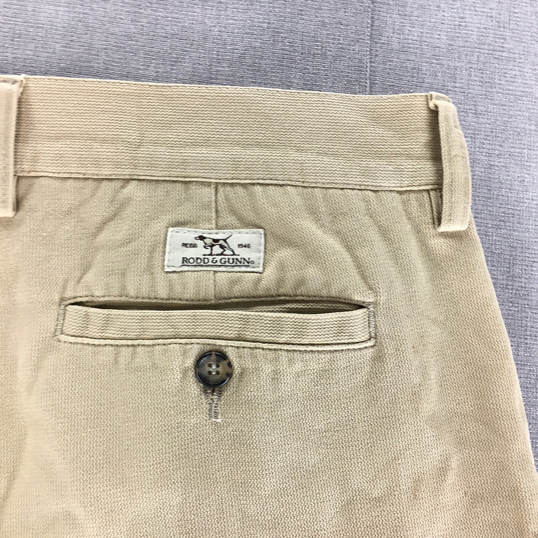 Vintage Rodd & Gunn Mens Pants Size 96 (W36 x L30) Brown Straight Leg Chino