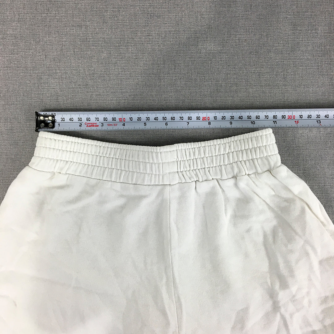 Zara Womens Shorts Size S White Elastic Waist Bermuda