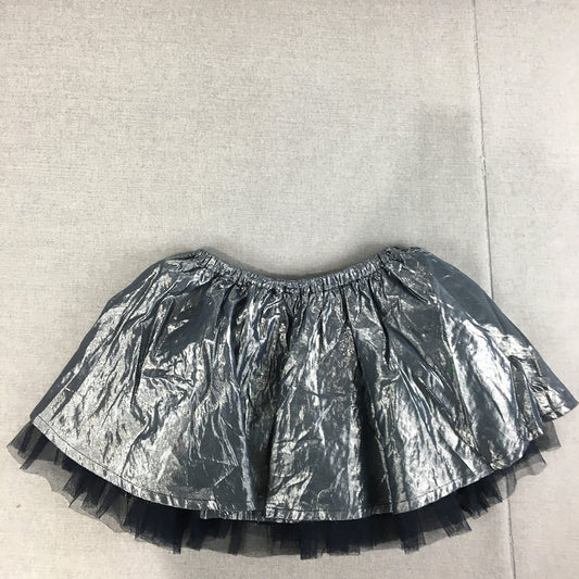 Peter Alexander Jnr Kids Girls Skirt Size 6 Blue Silver Tutu Elastic Waist