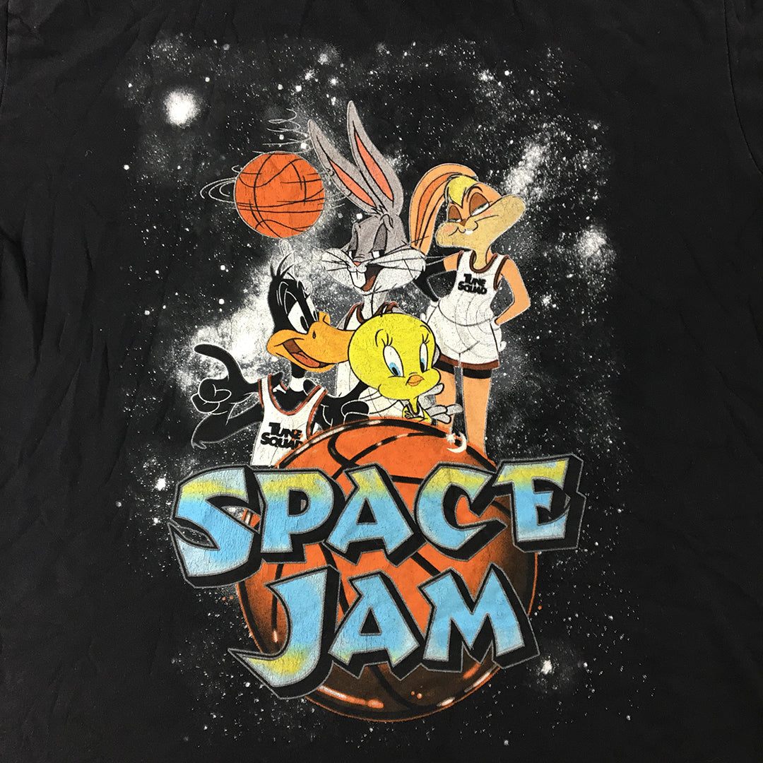 Space Jam A New Legacy Mens T-Shirt Size M Black Short Sleeve Crew Neck Tee