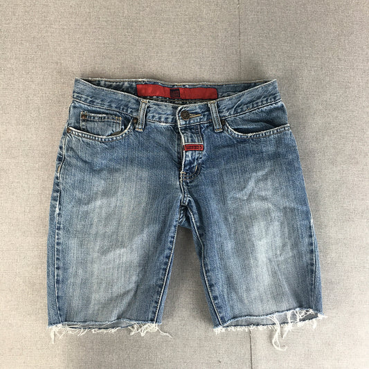 Vintage Le Jean De Marithe Francois Girbaud Denim Shorts Size 26 Blue