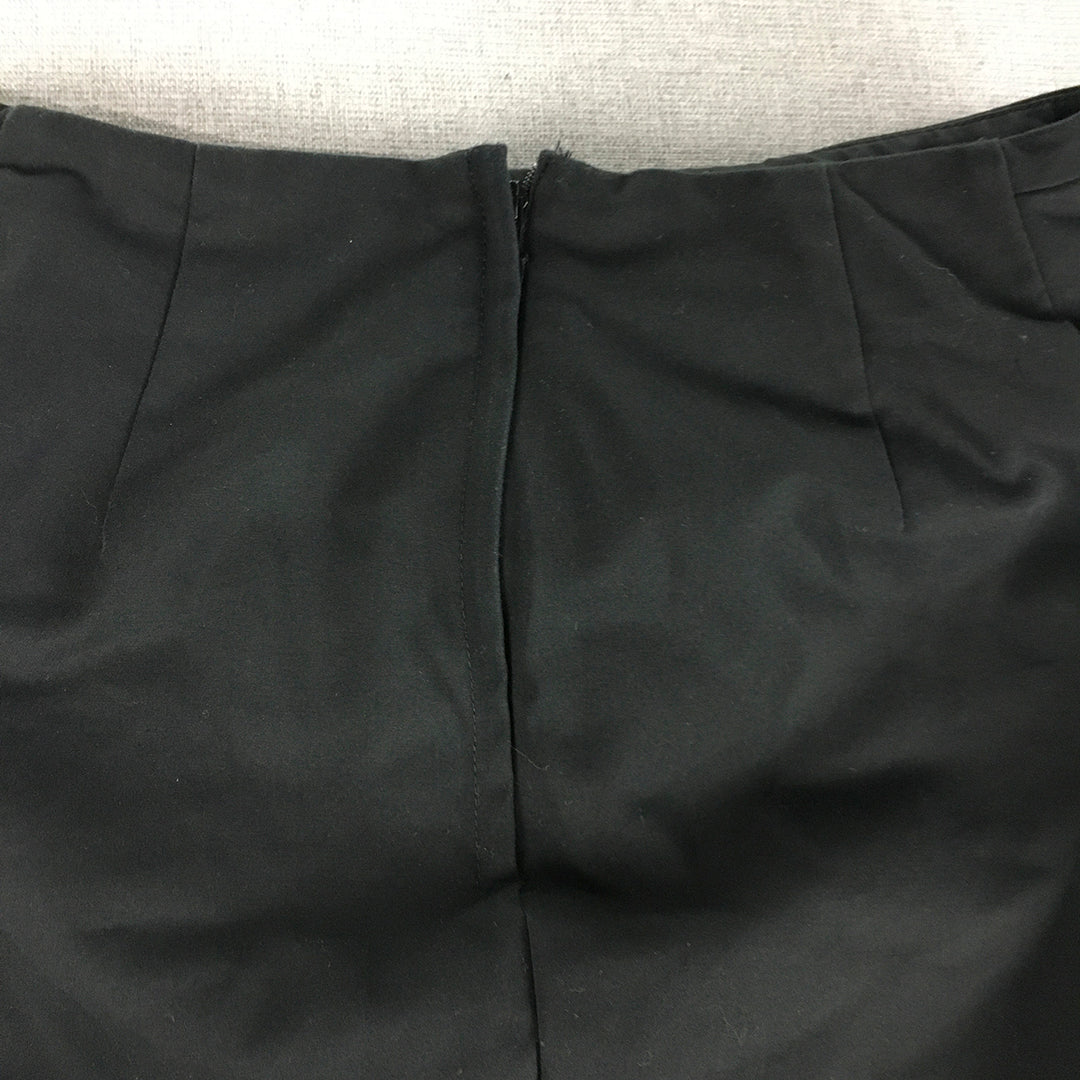 Bardot Womens Mini Skirt Size 8 Black Straight