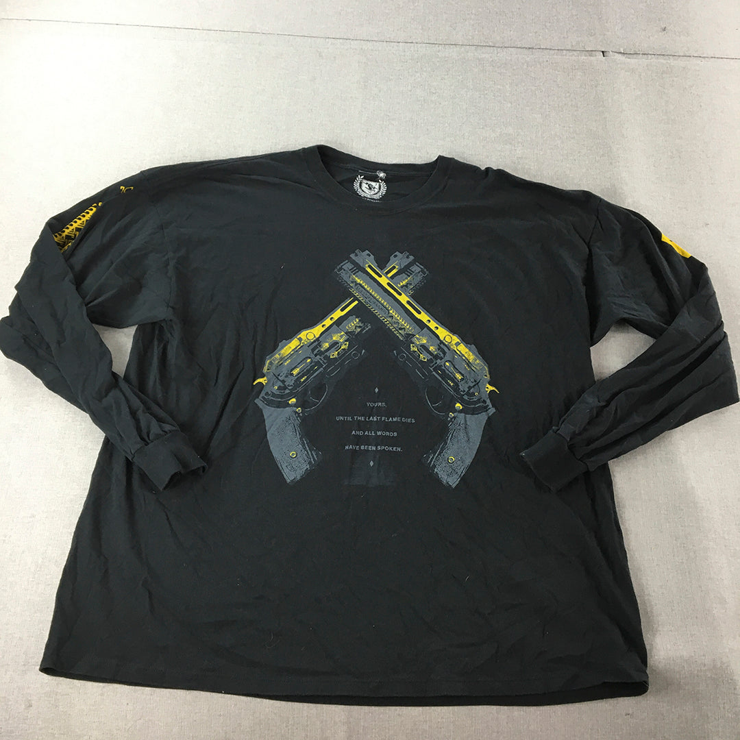 Destiny 2 Shirt Mens 3XL Bungie Rewards The Draw Long Sleeve Pullover Black