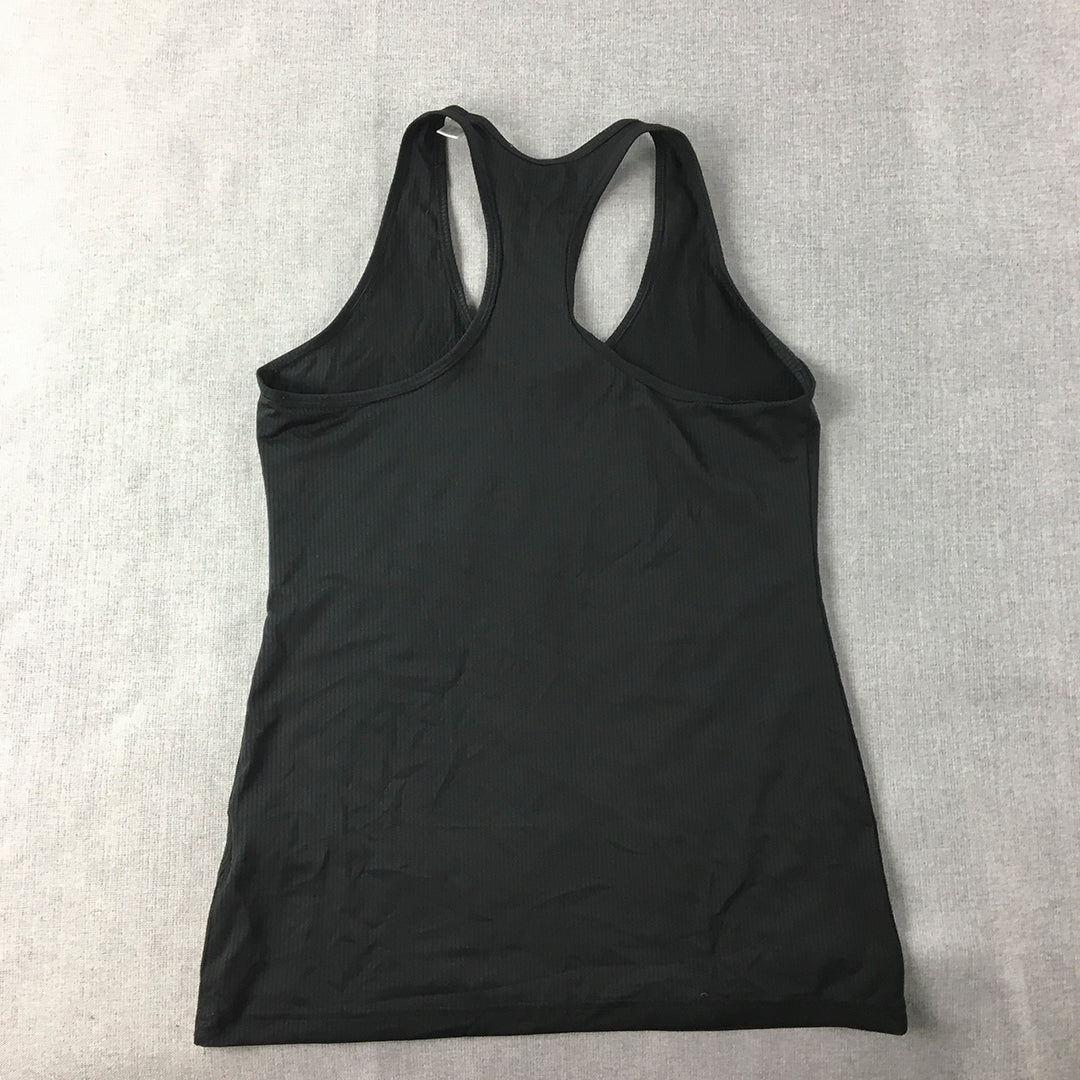 Adidas Womens Tank Top Size S Black Sleeveless Activewear Shirt Climalite