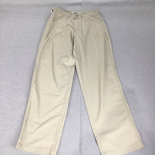 NEW OLD STOCK Old Garage Mens Pants Size 30 Brown Straight Leg Pockets