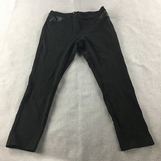 DKNY Jeans Womens Size L Black Skinny Stretch