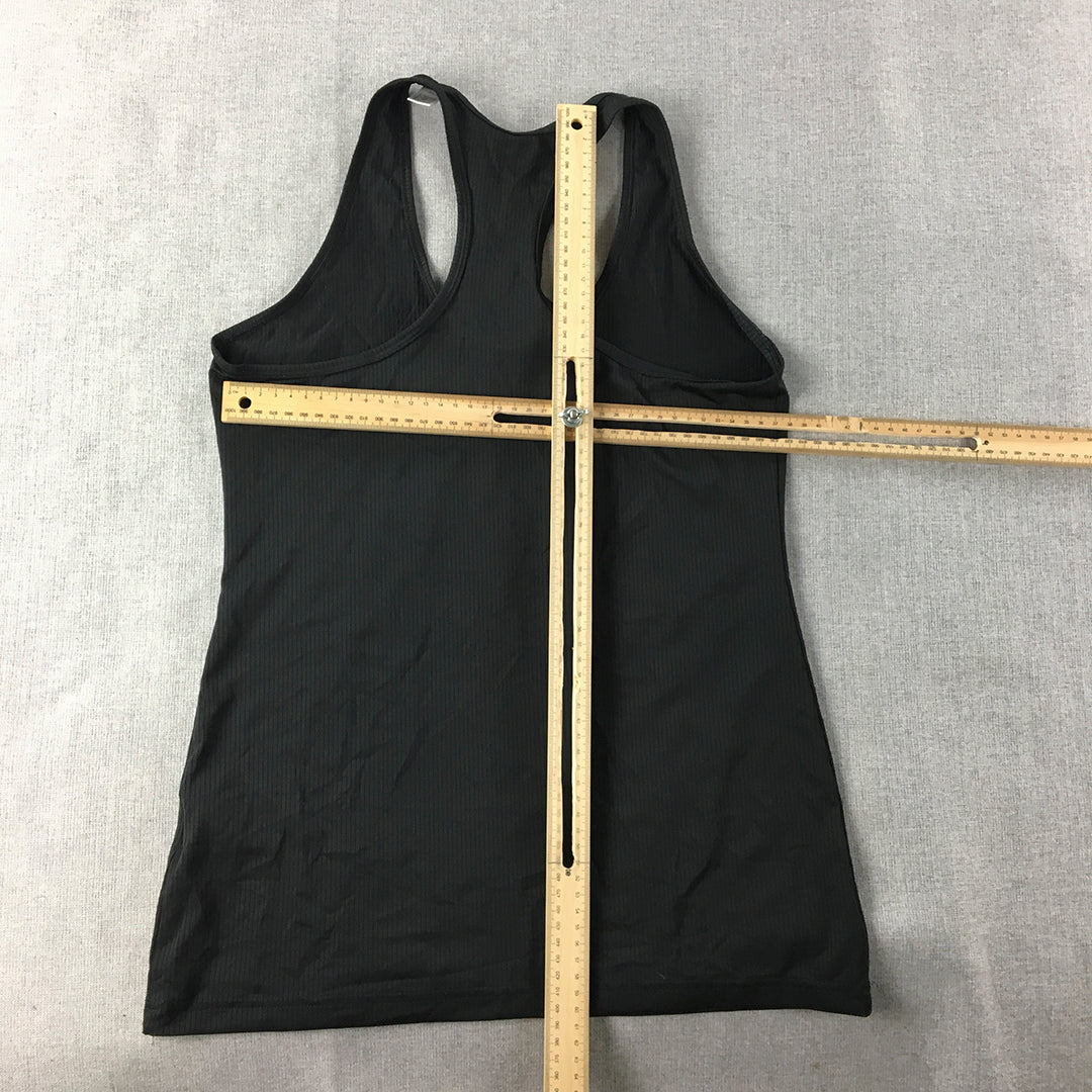 Adidas Womens Tank Top Size S Black Sleeveless Activewear Shirt Climalite