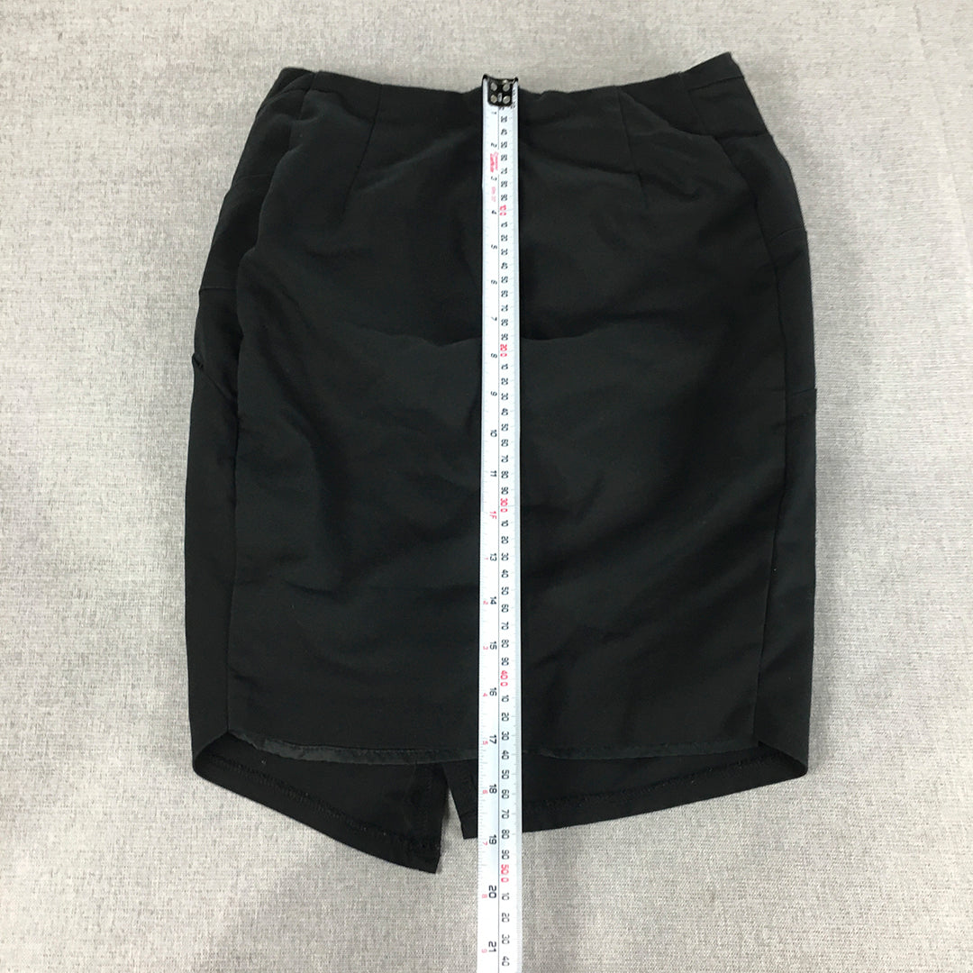 Bardot Womens Mini Skirt Size 8 Black Straight