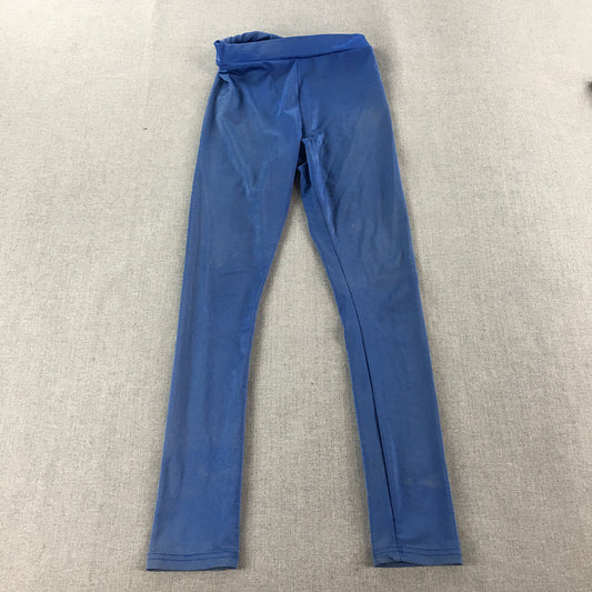 Bardot Junior Kids Girls Leggings Size 10 Blue Stretch Leggings