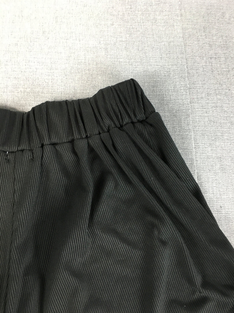 Valleygirl Womens Shorts Size M Black Drawstring Elastic Waist Stretch