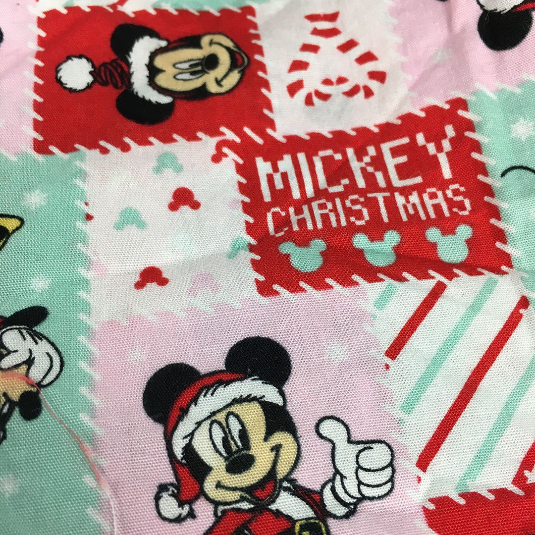 Disney Mickey Minnie Mouse Christmas Kids Girls Shorts Size 8 Pink Green