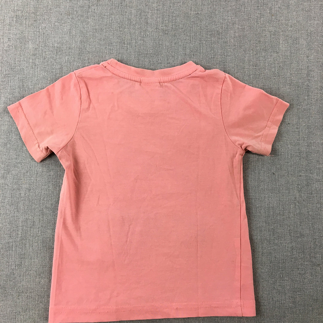 Tom & Jerry Kids T-Shirt Size 3 - 4 Years Pink Little Captain On Board Top