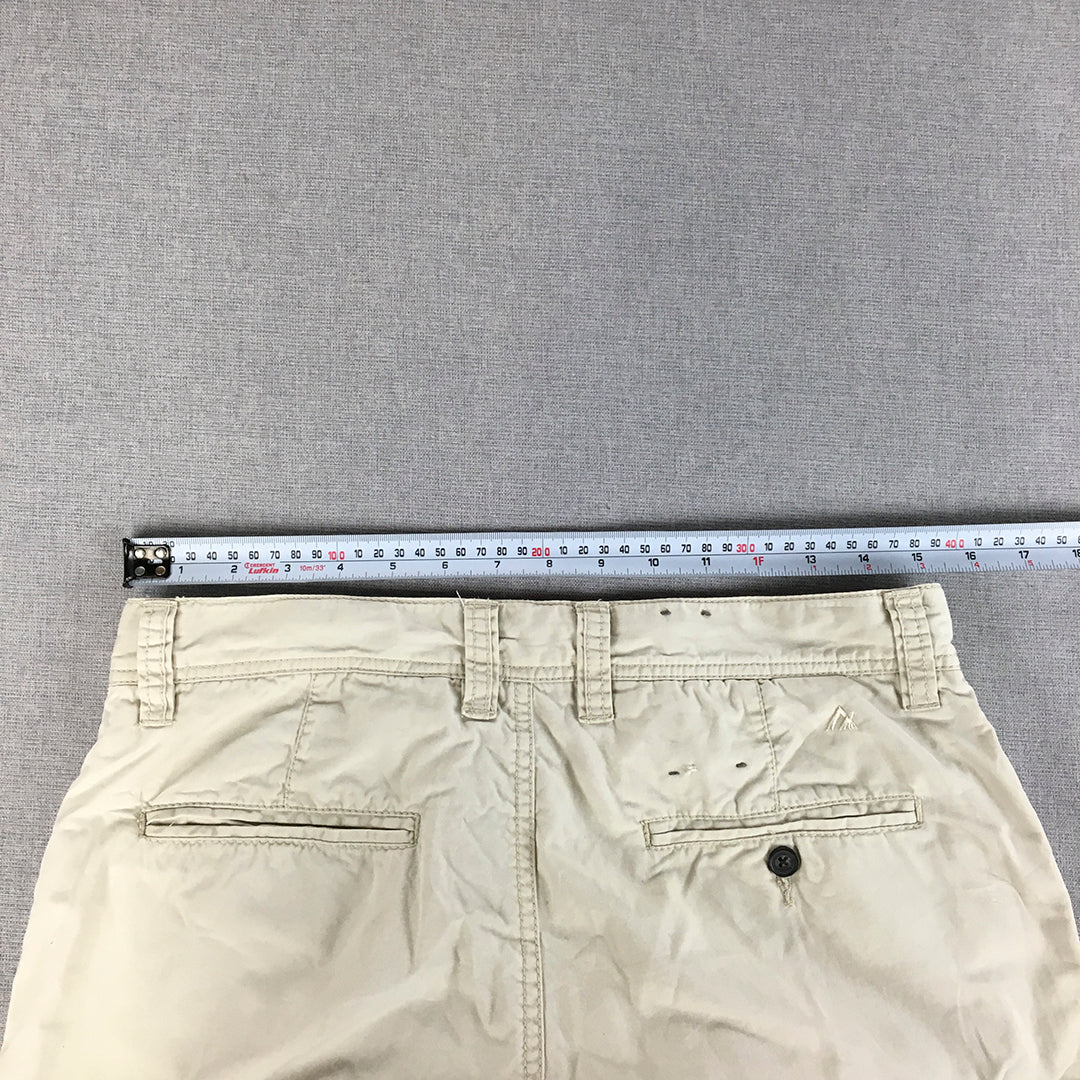 Colorado Mens Chino Pants Size 30 Grey Slim Fit Pockets Trousers