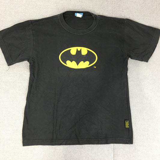 Vintage WB Movie World Gold Coast Australia Batman T-Shirt Mens Size S Black