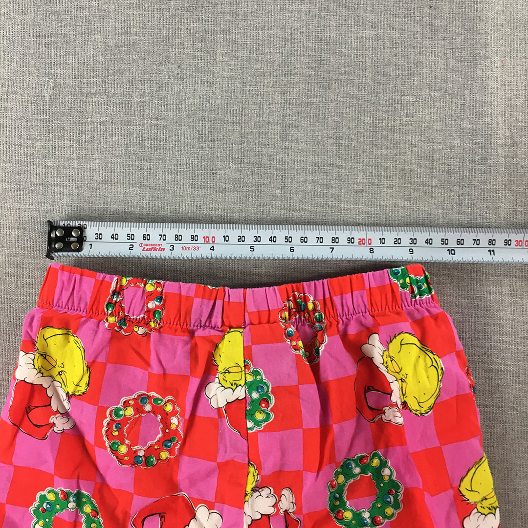 The Grinch Kids Shorts Size 2 Years Toddler Red Pink Dr Seuss