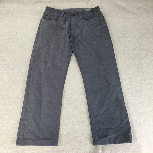 Peter Werth Mens Chino Pants Size 30 Blue Straight Leg Pockets