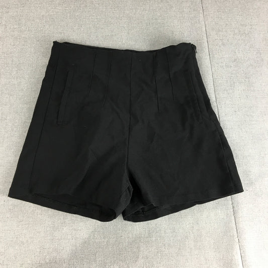 Valleygirl Womens Bermuda Shorts Size M Black Pockets