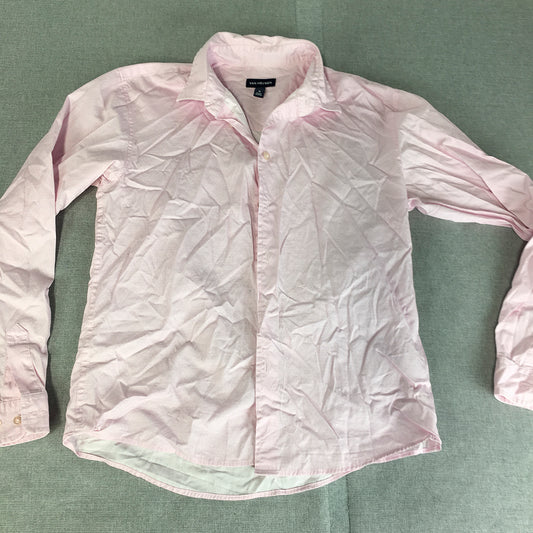 Van Heusen Womens Top Size 16 Pink Long Sleeve Button-Up Shirt