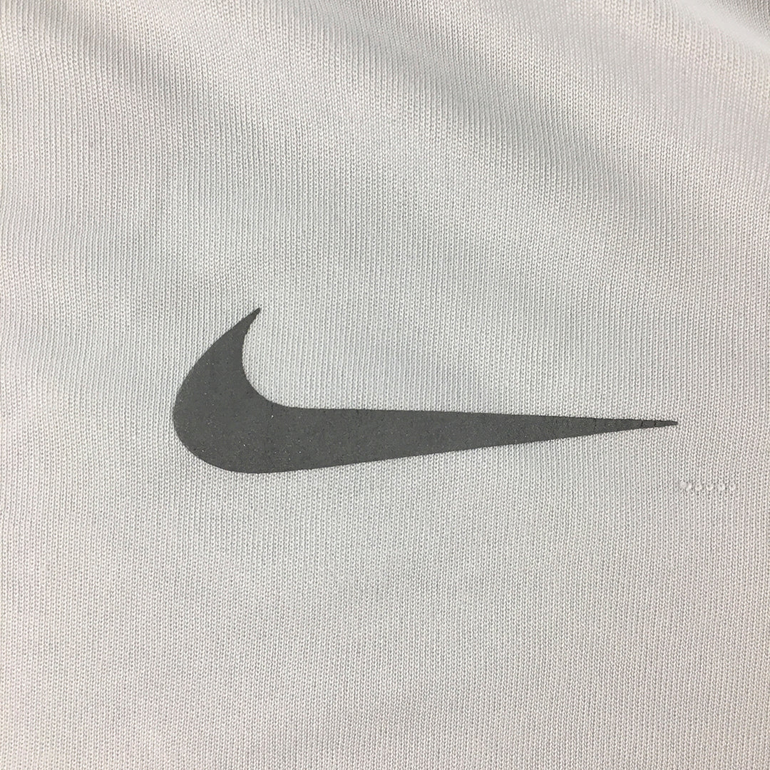 Nike Womens T-Shirt Size M White Logo Short Sleeve Top