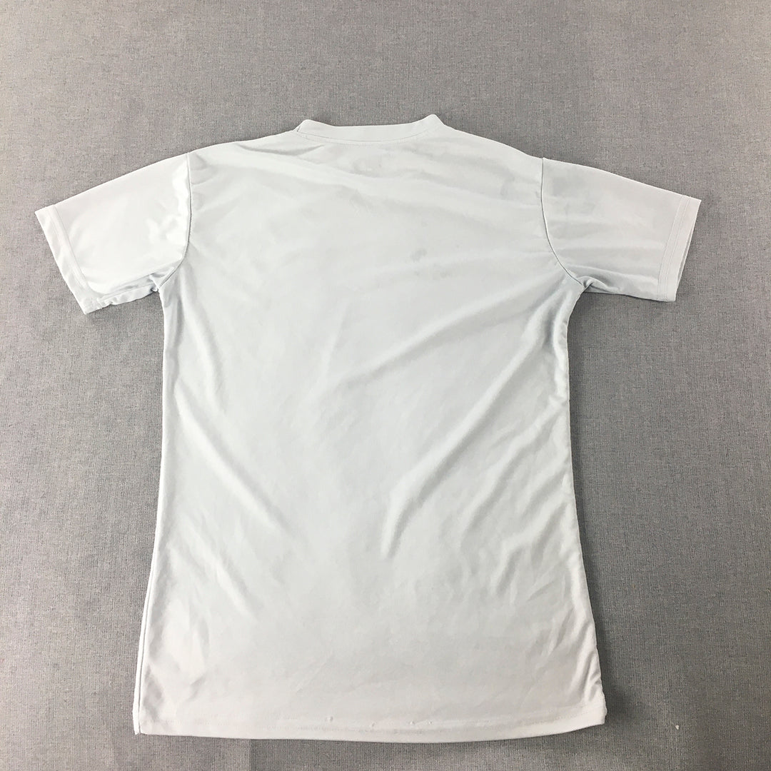 Nike Womens T-Shirt Size M White Logo Short Sleeve Top