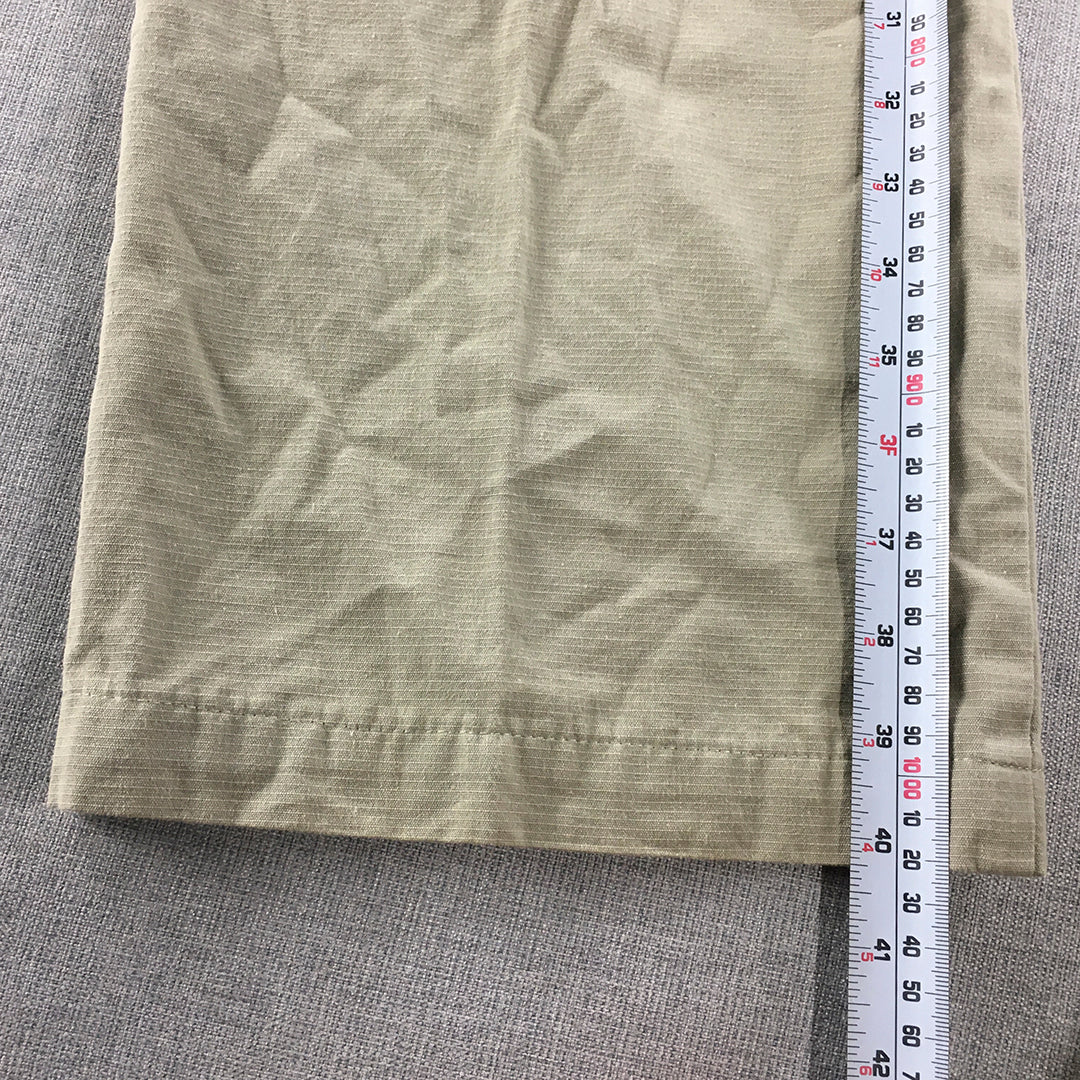 Colorado Mens Chino Pants Size 36 Brown Straight Pockets