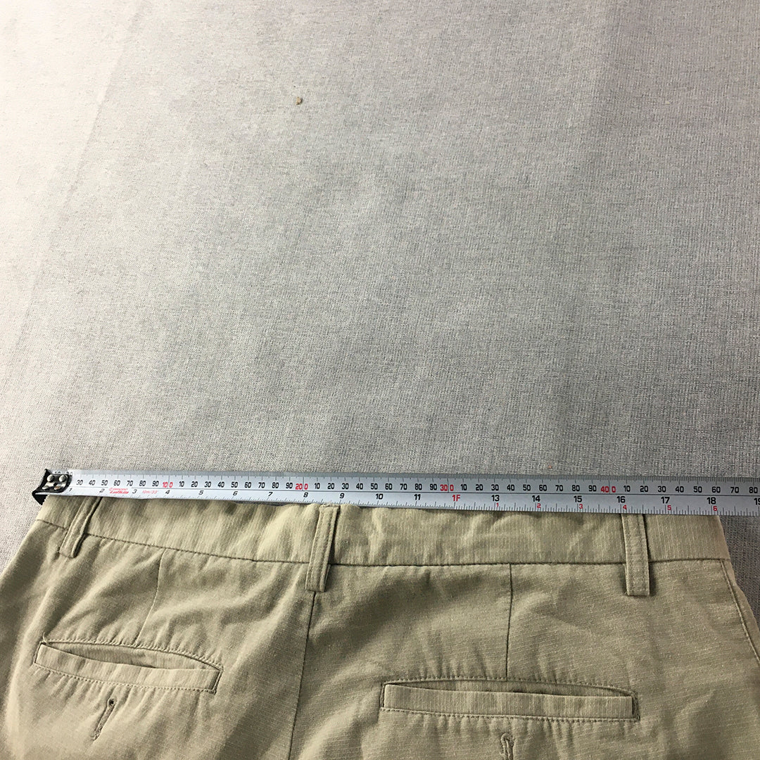 Colorado Mens Chino Pants Size 36 Brown Straight Pockets