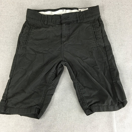 H&M Kids Boys Chino Shorts Size 12 - 13 Years Black Pockets Casual Walking