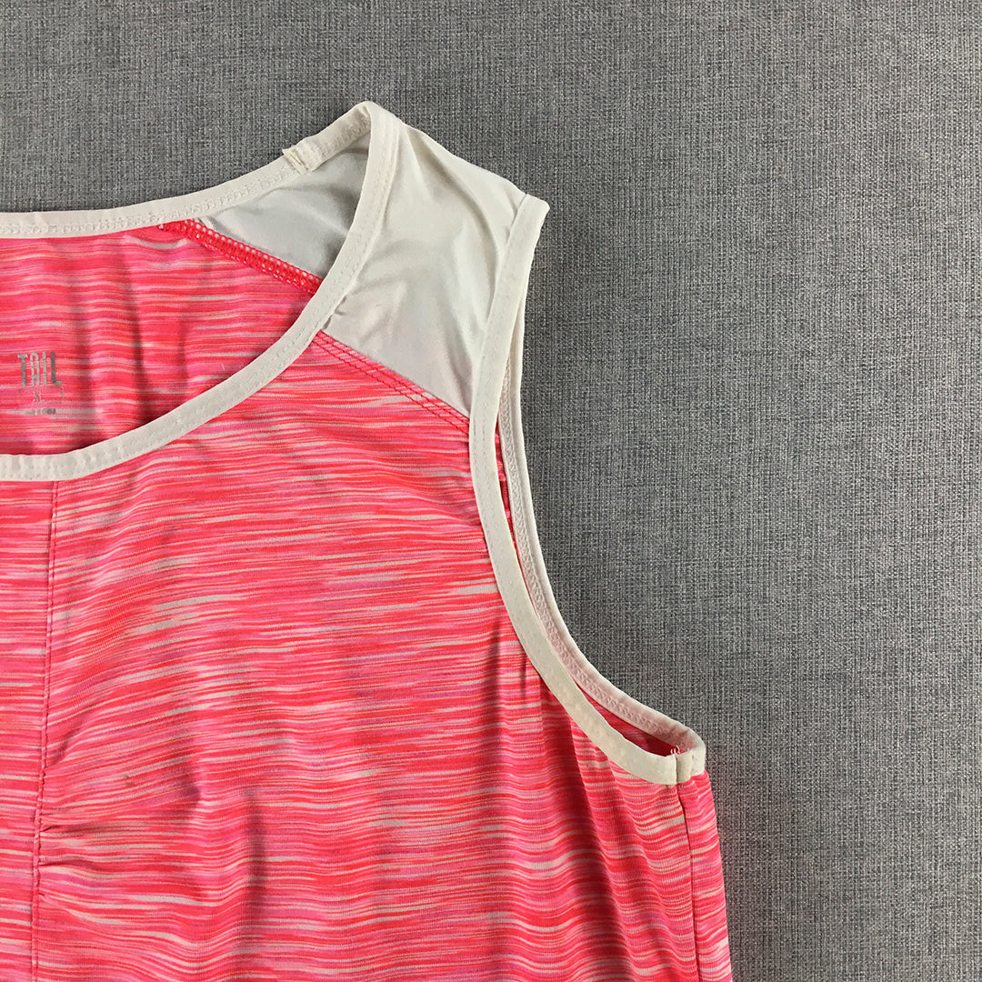 Tail Activewear Womens Tank Top Size XL Pink Sleeveless Shirt