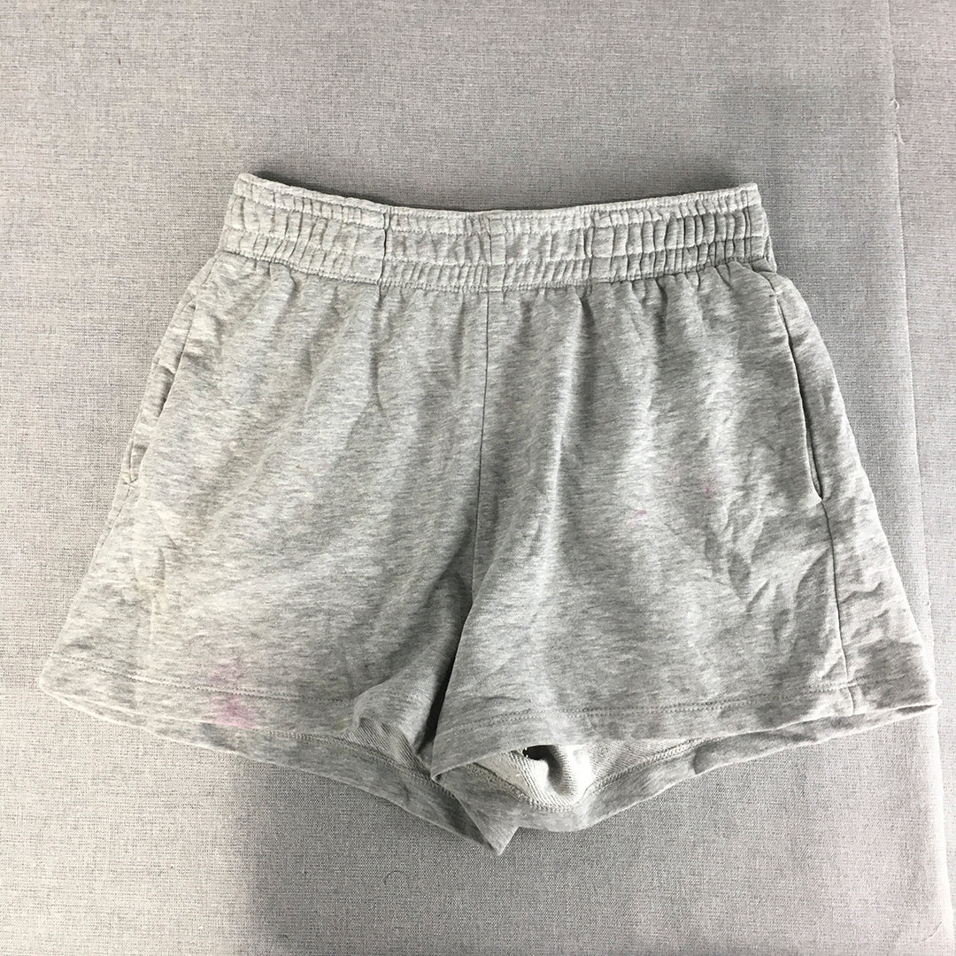 H&M Womens Shorts Size S Grey Elastic Waist Pockets