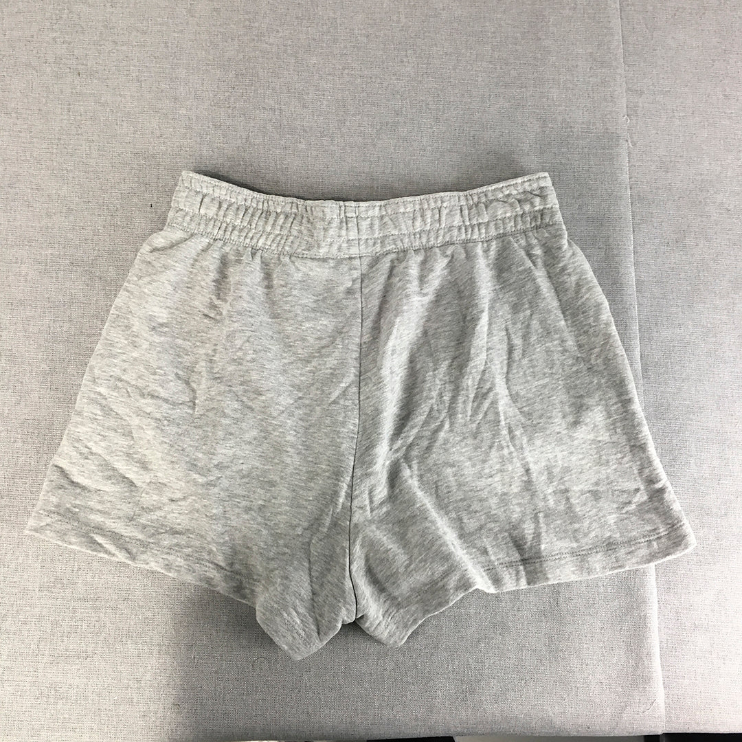 H&M Womens Shorts Size S Grey Elastic Waist Pockets